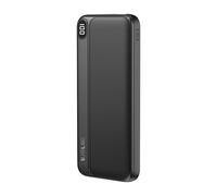 SilverLabel 10,000mAh Power Bank - Black Universal Portable Power Bank with USB Output for Emergency Charging of Phones and Other Devices