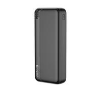 SilverLabel 20,000mAh Power Bank - Black Universal Portable Power Bank with USB Output for Emergency Charging of Phones and Other Devices