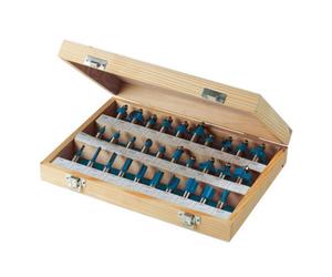 Silverline 1/2" Tct Router Bit Set 30Pce