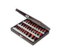 Silverline 1/2" TCT Router Bit Set 30pce Router Sets DIY Power Tool Accessories