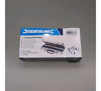 Silverline 1/4" TCT Router Bit Set 24pce Hardened Steel Shanks BRAND NEW