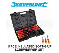 Silverline 11pce Insulated Soft-Grip Screwdriver Set 918535