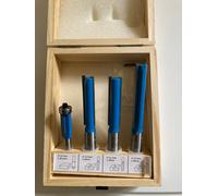 Silverline 12 & 8mm Kitchen Router Bit Set 4pce