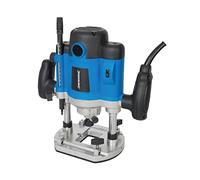 Silverline 2050w Plunge Router 1/2" 2050w - Silverstorm 12 124799 - 2050w plunge router silverstorm silverline 12 124799