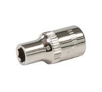 Silverline Tools Socket 134082 - 1/4" Drive, 6-Point Metric 5 mm