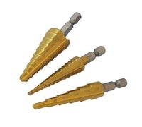 Silverline 151206 Titanium-Coated HSS Step Drill Set 3pce 3pce