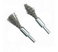 Silverline 190316 Steel De-Carb Brush Set 2pk 6 mm Shank