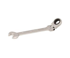 Silverline 196573 Flexible Head Ratchet Spanner 13 mm, Silver