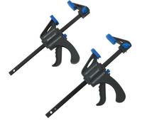 Silverline 250108 Mini Clamps 2pk 100 mm