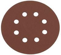 Silverline 206505 Hook and Loop Discs Punched 125 mm 10pk 125 mm 240 Grit