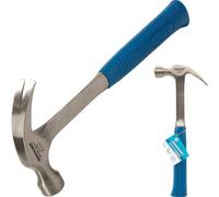 Silverline 20Oz Solid Forged Claw Hammer Fibreglass Rubber Grip Handel