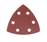 Silverline 218923 Hook and Loop Triangle Sheets 90 mm 10pk 80 Grit
