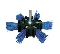 100mm Fine Filament Flap Brush - Silverline 221196 - filament brush flap fine silverline 100mm 221196