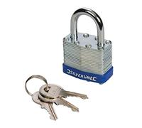 Silverline 224515 Laminated Padlock 40Mm Each 1