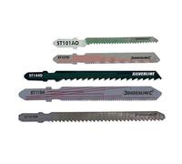 Silverline 234060 Jigsaw Blade Set 10pce 10pce Wood/Metal