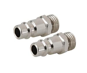 Silverline 237618 Euro Bayonet Coupler 1/4” BSP Male Thread 2pk 1/4" BSP