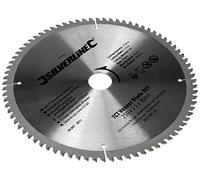 Silverline 244964 TCT Veneer Blade 80T 250 x 30 - 25, 20, 16 mm Rings