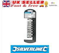 Silverline 244975 1/4" Drive 6 Point Metric Socket Set 8 Piece 5mm - 13mm