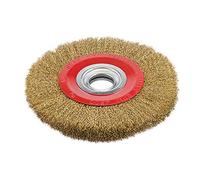 Silverline 245128 Brassed Steel Wire Wheel 200 X 32Mm Each 1