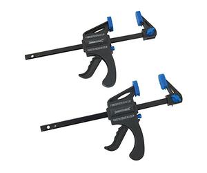 Silverline 250108 Mini Clamps 2pk 100 mm