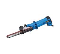 Silverline 260W Power Belt File - 13mm Belt, Adjustable Angle Electric Belt Sander for Sanding, Deburring & Polishing, Blue, UK Plug (247820)