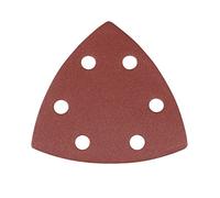 Silverline 264949 Hook and Loop Triangle Sheets 90 mm 10pk 240 Grit