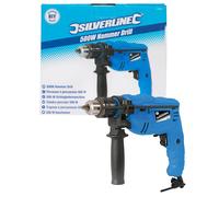500w Silverline Hammer Drill - 265897 Diy Power - drill hammer 500w silverline 265897 diy power