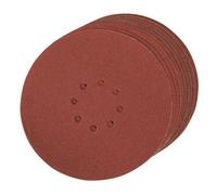 Silverline (273151) Hook & Loop Discs Punched 225mm 120 Grit Pack Of 10
