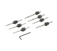 Silverline 273222 Drill and Countersink Set 7pce 3 - 6 mm