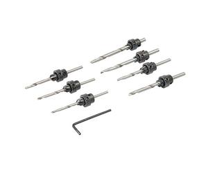 Silverline 273222 Drill and Countersink Set 7pce 3 - 6 mm