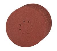 Silverline Hook & Loop Discs Punched 225mm 10pk 225mm 60 Grit - Sanding 274762 - discs punched hook loop grit 225mm 60 silverline 10pk sanding 274762