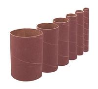 Silverline 275488 114 mm Bobbin Sleeves Set 6pce 114 mm 80 Grit