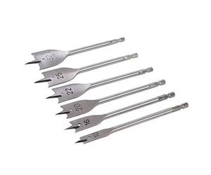 Silverline 282566 Flat Bit Set 6pce 10 - 32 mm