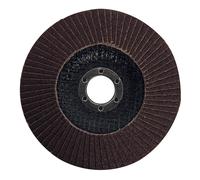 Silverline Aluminium Oxide Flap Disc 125mm 80 Grit
