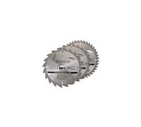 Silverline 298537 TCT Circular Saw Blades 20, 24, 40T 3pk 180 x 30 - 20, 16 mm Rings