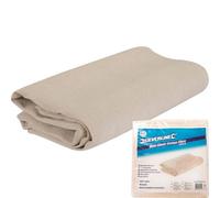 Silverline 3.6 X 2.7 Cotton Fibre Stair Absorbent Painting Decorating Dust Sheet