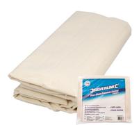 Silverline Premium Coated Dust Sheet 3.6 X 2.7m (12' X 9') Approx