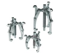 Silverline Gear Puller Set - 3 Piece (75mm, 100mm & 150mm), Heavy-Duty Mechanical Puller for Bearings & Gears (MS23)