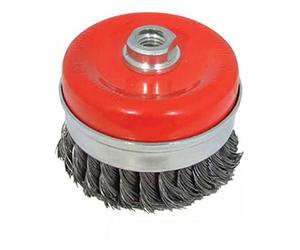 Silverline 303859 Steel Twist-Knot Cup 100 mm