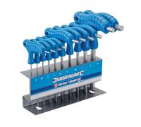 Silverline 323710 Hex Key T-Handle Set 2-10 mm - 10 Pieces