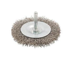 Silverline 357148 Rotary Stainless Steel Wire Wheel Brush 75 mm