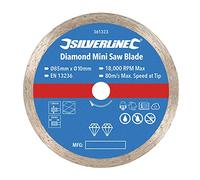 Silverline 361323 Diamond Mini Saw Blade 85 mm Dia - 10 mm Bore