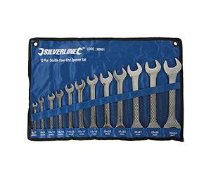 Silverline 380681 Open Ended Spanner Set 12pce 6 - 32 mm