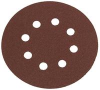 Silverline 382903 Hook and Loop Discs Punched 125 mm 10pk 125 mm 120 Grit