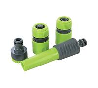 Silverline Hose Connector Set 5pce 5pce - hose set connector silverline 394989 4pce 5pce