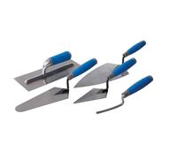 Silverline 395016 Soft-Grip Trade Trowel Set 5Pce 5Pce Each 1