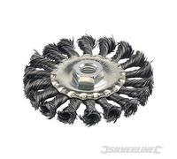 Silverline (398772) Steel Twist-Knot Wheel 100mm