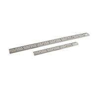 Silverline 406797 Stainless Steel Rule Set 2pce 150 and 300 mm