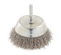 Silverline 409596 Rotary Stainless Steel Wire Cup Brush 75 mm