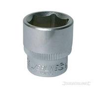 Silverline 414818 14Mm Hex Socket Standard 3/8" Square Drive Metric X 1